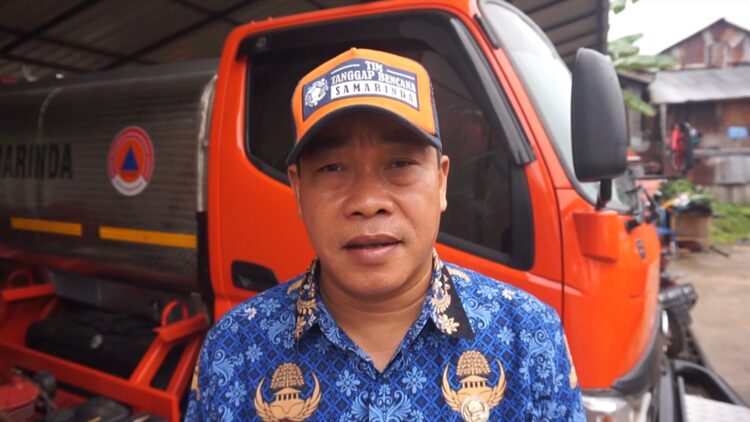 Cari Penyebab Banjir, BPBD Kota Samarinda Tinjau Tanggul Jebol