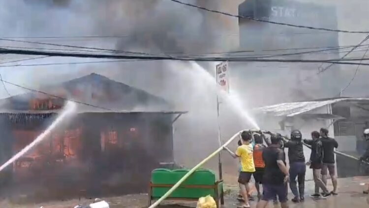 Kebakaran ke 9 di Kota Samarinda, Kali ini Terjadi di Loa Bakung