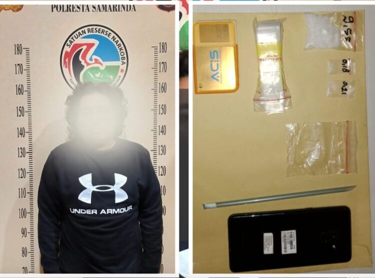 Demi Kebutuhan Sehari-hari Pria di Samarinda Jualan Narkoba
