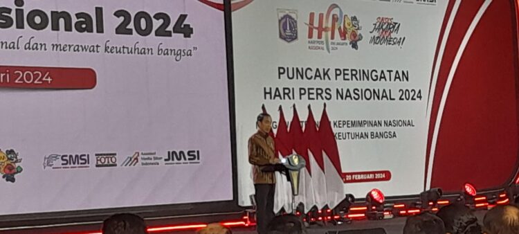 Peringatan HPN 2024, Presiden Nyatakan Telah Teken Perpres Publisher Rights