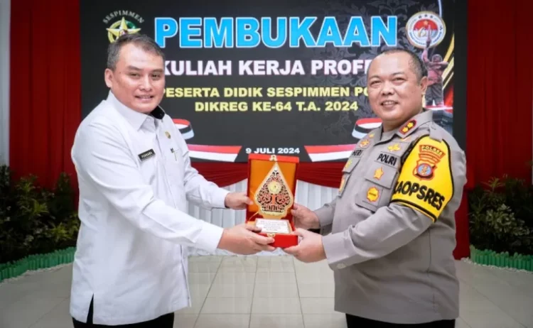 Serdik Sespimmen Polri Dikreg Ke-64 Sukses Gelar Praktek Kerja Profesi di Polres Kukar