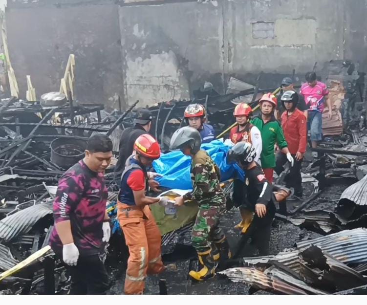 Kebakaran Samarinda Renggut Korban Jiwa, Polresta Samarinda datangkan Tim Labfor