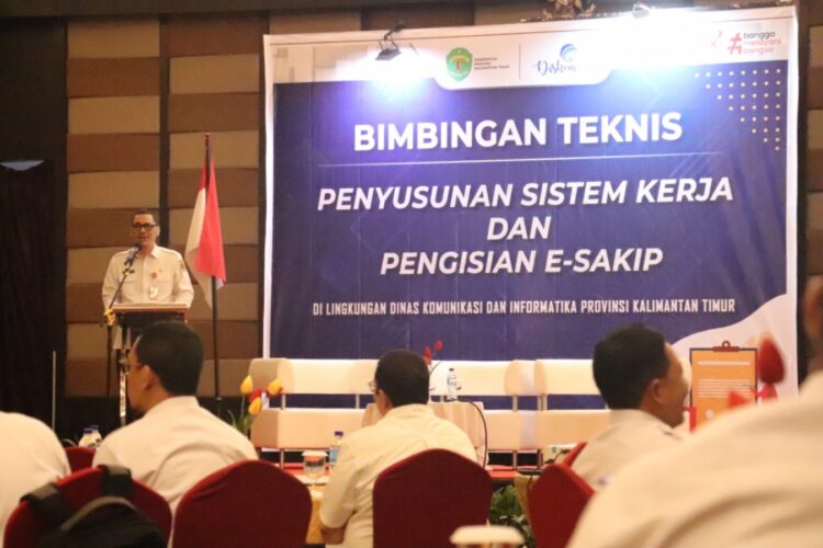 Tingkatkan Efisiensi Kerja, Diskominfo Kaltim Gelar Bimtek Sistem Kerja dan E-Sakip