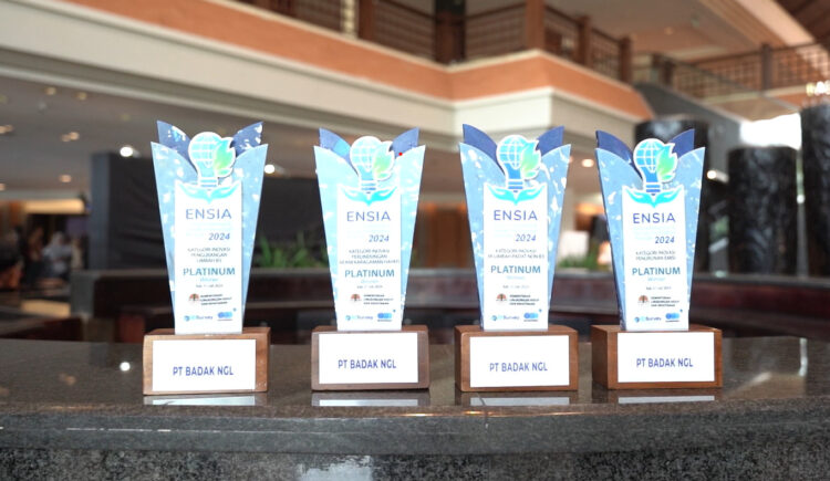 Badak LNG Sabet 4 Penghargaan Platinum di Ajang ENSIA 2024