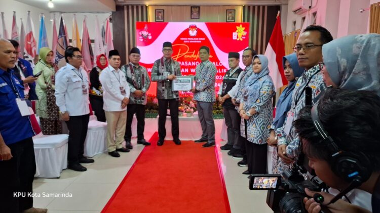 Andi Harun dan Saefuddin Zuhri Resmi Daftar Pilkada 2024 ke KPU Samarinda