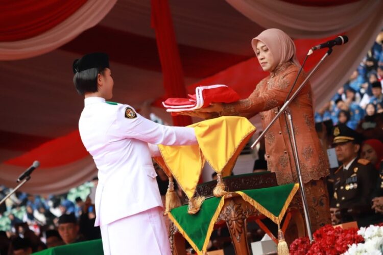 Peringatan HUT ke-79 Kemerdekaan RI di Stadion Utama Palaran, Rusmadi Ingatkan Aset Berharga