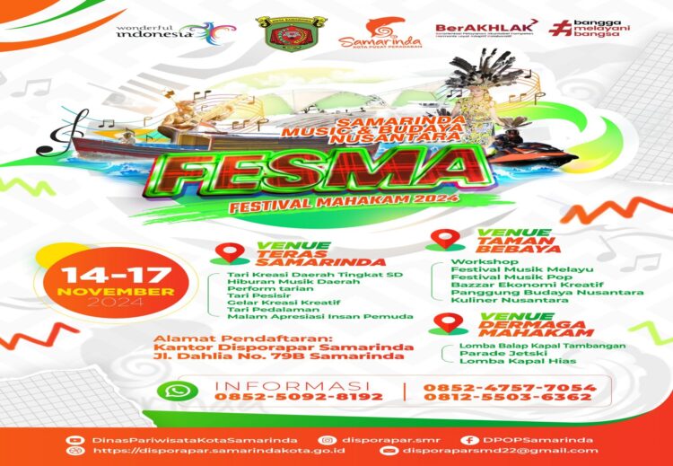 Festival Mahakam 2024 Dibuka, Lestarikan Budaya di Samarinda