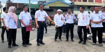 Wali Kota Samarinda Temukan Cat yang tidak rapi di Proyek Pemerintah