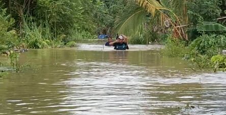 Banjir Rendam Pemukiman Warga di Desa Budaya Pampang Samarinda