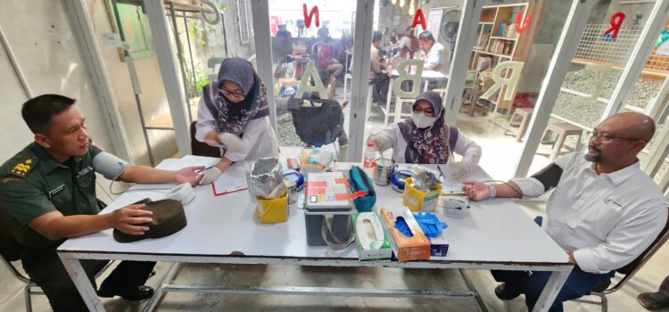 Donor Darah di Muara Badak, PHSS Kolaborasi dengan Pemerintah dan Warga