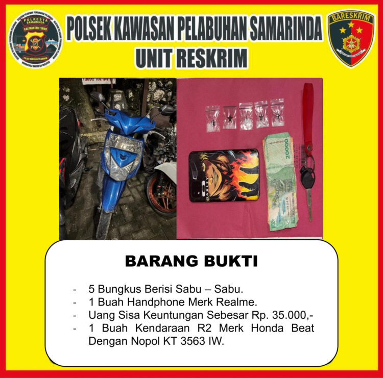 Pengedar Sabu Di Jalan Cipto Mangunkusumoh Samarinda Seberang Ditangkap