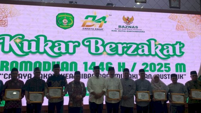Dispora Kukar Salurkan Zakat Melalui UPZ Capai Hingga Rp 55 Juta