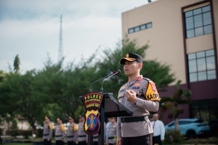 Jelang PSU, Polres Kukar Tambah 100 Personil dari Polda Kaltim