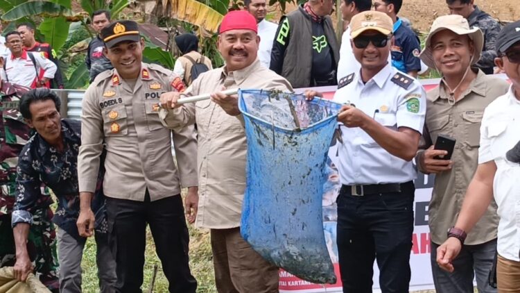 Panen Jagung dan Ikan lele Bupati Kukar Ingatkan Pentingnya Petani
