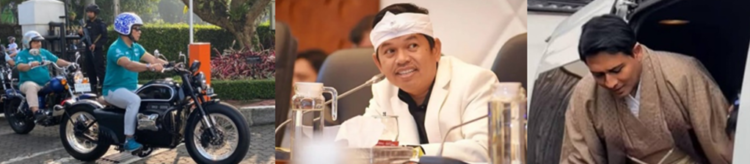 Kang Kamil , Kang Dedy , dan Lucky Hakim