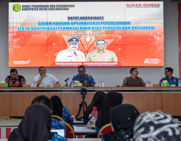 Disdikbud Kukar Gelar Rakor Penataan Guru dan Tenaga Kependidikan untuk Wujudkan Pemerataan Pendidikan