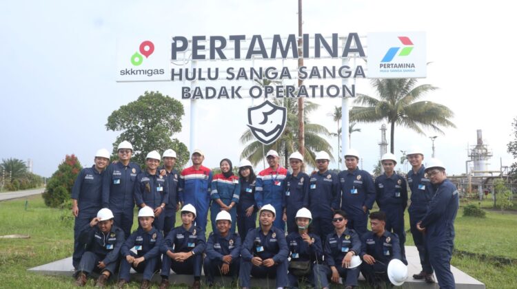 Dukung Pendidikan Berkualitas dan Keberlanjutan Industri Hulu Migas, PT Pertamina Hulu Sanga Sanga Terima Kunjungan Mahasiswa STT Migas Balikpapan