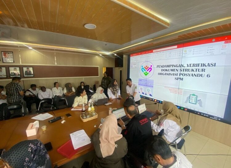 Pendampingan Verifikasi dan Validasi Dokumen Kelembagaan Posyandu