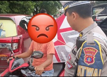 Operasi Patuh Mahakam 2025, 2 Anak Pembawa Layangan dihentikan Polisi