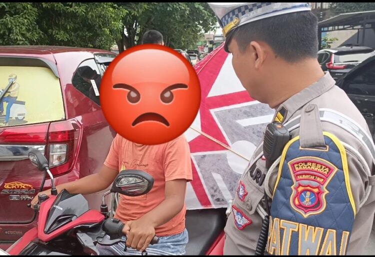 Operasi Patuh Mahakam 2025, 2 Anak Pembawa Layangan dihentikan Polisi