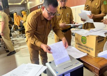 DPMD Kukar Lakukan Pemusnahan Arsip untuk Meningkatkan Efisiensi dan Kualitas Tata Kelola