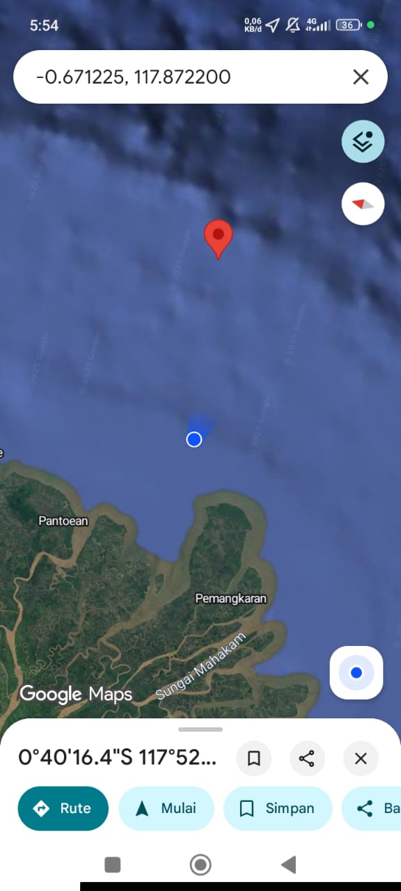 Kapal Kayu Pengangkut Batu Bara Hilang Beserta 8 ABK di Perairan Kukar