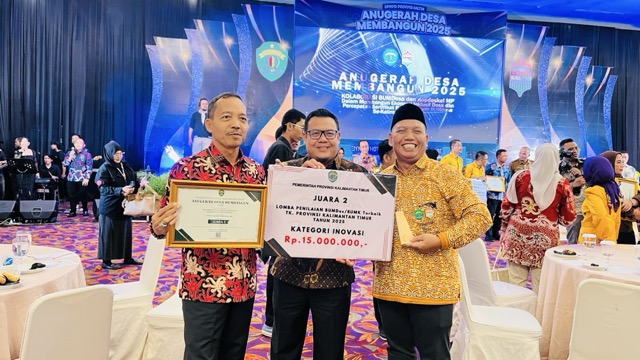 Desa-desa di Kukar Berprestasi di Ajang Anugerah Desa Membangun 2025