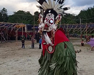 Festival Hudoq Tahariq Dayak Bahau Busang, Warisan Sakral dari Loa Gagak Kutai Kartanegara