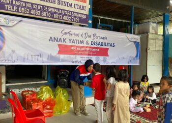 HUT ke-68 Pertamina, Pertamina Patra Niaga Berbagi di Panti Asuhan Kasih Bunda Utari