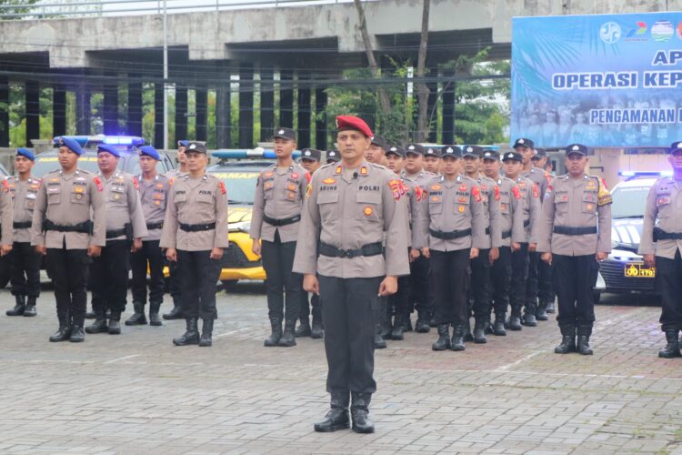 Polresta Samarinda Gelar Pasukan Ops Lilin Mahakam 2025: Ratusan Personel Gabungan Disiagakan Amankan Nataru