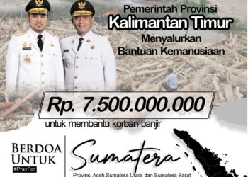 Pemprov Kaltim Salurkan Rp 7,5 Miliar untuk Bantu Korban Banjir di Tiga Provinsi Sumatera