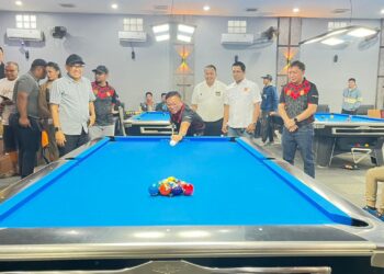 Membidik Prestasi di Meja Hijau, Turnamen Biliar Piala Wali Kota Samarinda 2026 Resmi Dimulai