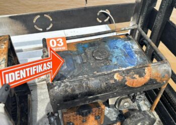 Selidiki Terbakarnya KM Teman Bejalanan, Polisi Telusuri Jejak Api di Sungai Mahakam