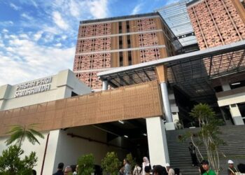 Baru Ditempati, Gedung Anyar Pasar Pagi Samarinda “Bocor” Akibat Tempias Hujan