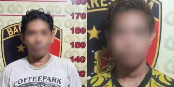 Pura-Pura Beli Bensin, Dua Pencuri HP Penjual BBM Eceran di Loa Bakung Diringkus Polisi