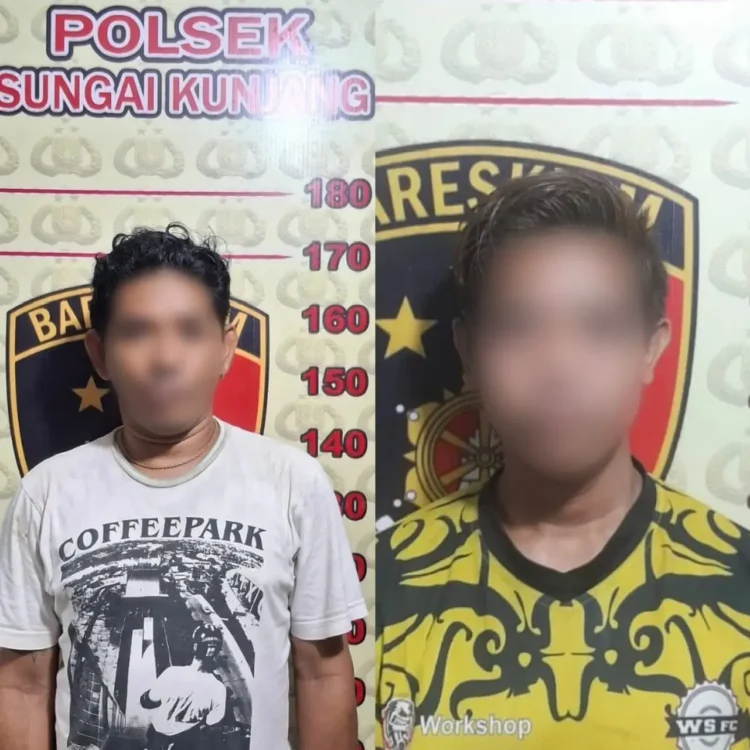 Pura-Pura Beli Bensin, Dua Pencuri HP Penjual BBM Eceran di Loa Bakung Diringkus Polisi