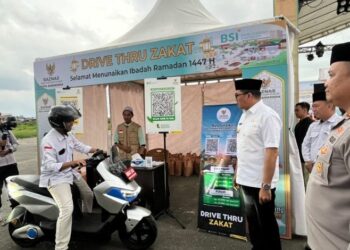 BAZNAS Kota Samarinda Resmikan Drive Thru Zakat dan Kampung Ramadan 2026