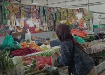 Jelang Ramadan, Satgas Pangan Sidak Pasar Mangkurawang, Harga Cabai Turun, Beras Premium Dipantau Ketat