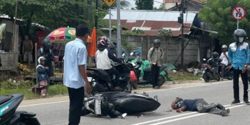 Mobil Diduga Pemuat BBM Ilegal Tabrak Pemotor di Jalan Wahid Hasyim II Samarinda