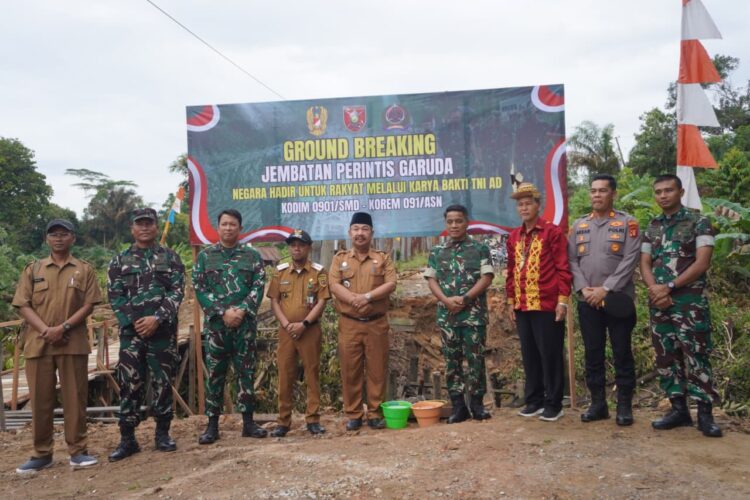 Menyambung Harapan di Pampang,  Jembatan Garuda Hadir Membuka Isolasi Warga