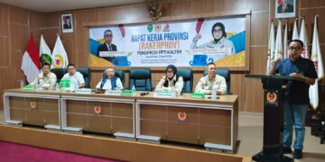 Buka Rakerprov FPTI, Ketua KONI Kaltim Tegaskan Persiapan Porprov 2026 dan BK PON 2027