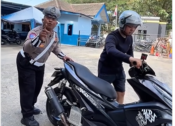 Suara Bising Usik Ketenangan Warga, Satlantas Polresta Samarinda Perketat Sanksi Knalpot Brong