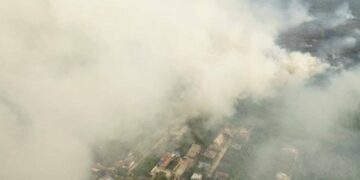 5 Hari Sanga-Sanga Dikepung Asap, Lahan Gambut Membara, Warga Mulai Diungsikan