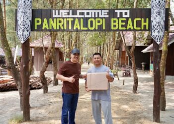 Tak Ada Lagi Susah Sinyal, Lorong Cemara Pantai Panrita Lopi Kini Tersambung Internet Cepat