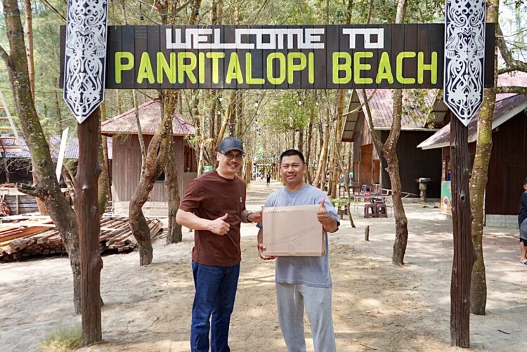 Tak Ada Lagi Susah Sinyal, Lorong Cemara Pantai Panrita Lopi Kini Tersambung Internet Cepat
