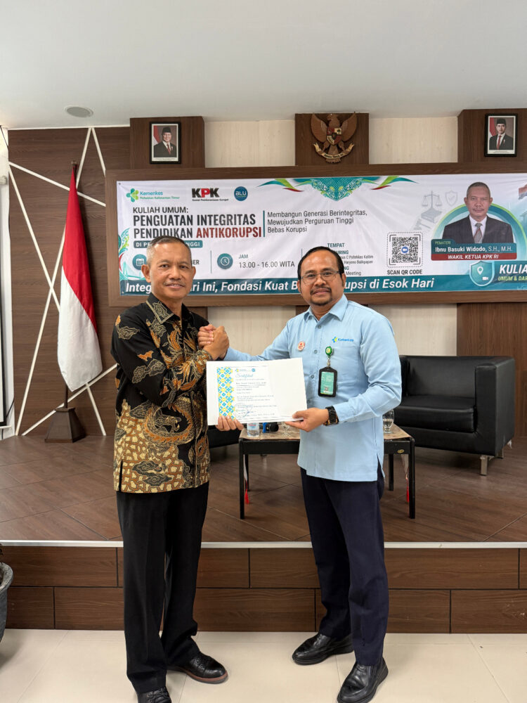 KPK Ajak Mahasiswa Poltekkes Kaltim Bangun Budaya Antikorupsi