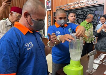 Sabu 175 Gram Tersimpan di Kaleng Permen dan Tas Belanja Online, BNNP Kaltim Bongkar Dua Lokasi