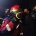 Detik-Detik Kepanikan di Samsat Samarinda, Meja Informasi Terbakar Hangus, Pelayanan Dialihkan ke Bus